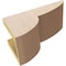Ekena Millwork 5"W x 10"D x 5"H Wide Crestline Rough Cedar Woodgrain TimberThane Corbel, Primed Tan CORUR05X10X05CRERCPR - alternate 4